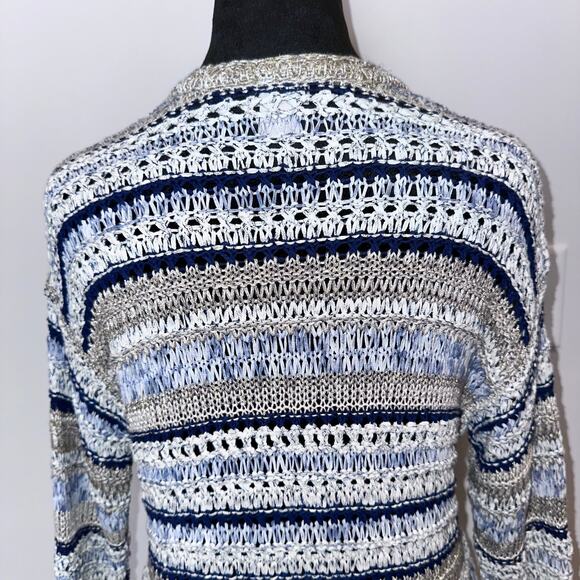 Chico’s Boho Chic Blue Cardigan – Size Small | Bohemian - Picture 8 of 14